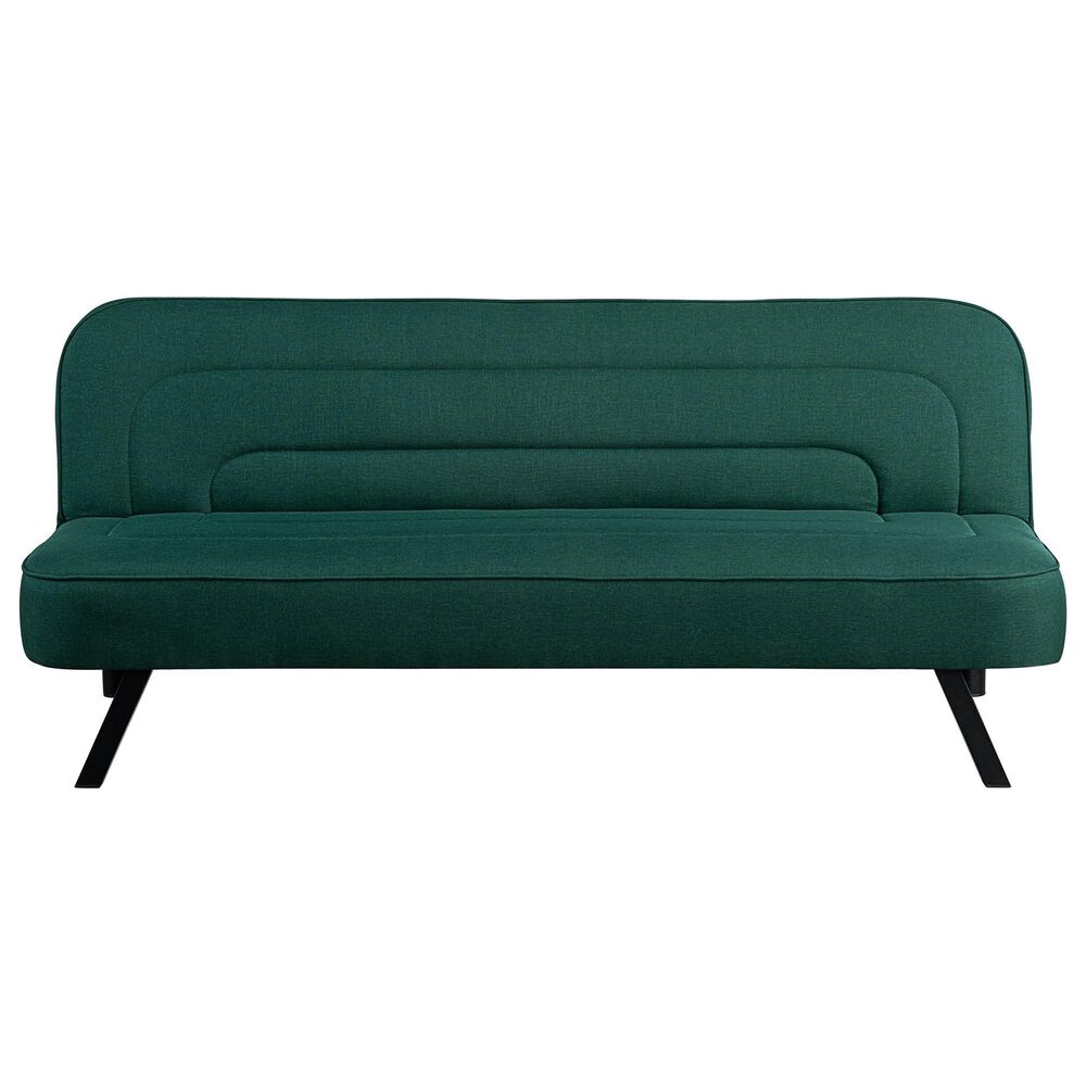 Lifestyle Solutions Frankie Convertible Sofa in Forest Green, , large