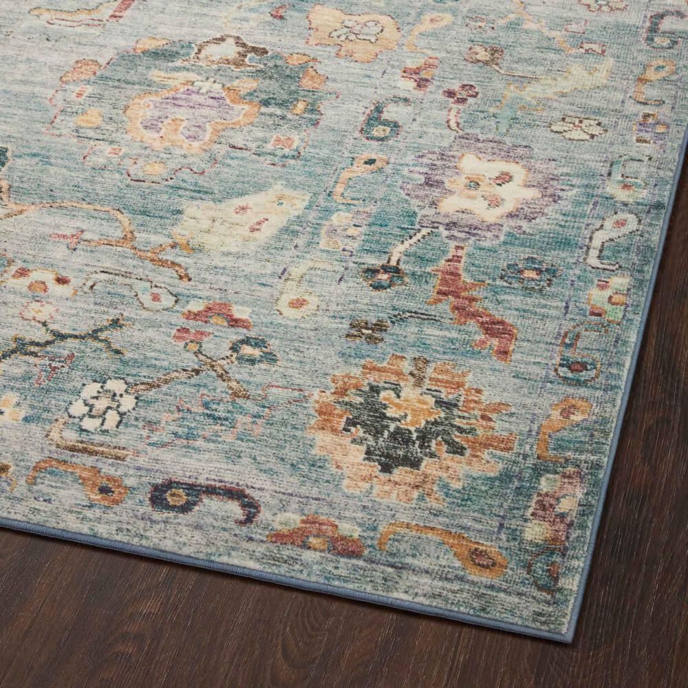 Loloi II Margot 2&#39; x 5&#39; Denim and Multicolor Runner, , large