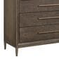 Furniture Worldwide Montclair 3-Drawer Chest in Cocoa and Smoked Gold, , large