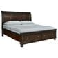 Millenium Porter California King Storage Sleigh Bed in Rustic Brown, , large