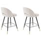 Eichholtz Cliff Counter Stool in Black and Brass (Set of 2), , large
