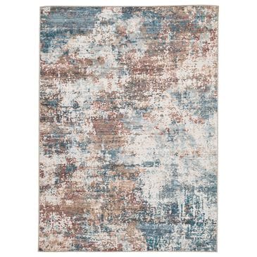 Ashley Willbertal 8" x 10" Beige, Teal, Blue, Orange and Rust Area Rug, , large