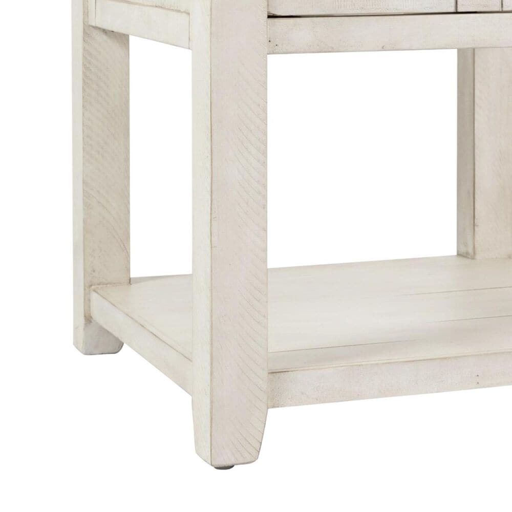Waltham Madison County End Table in Vintage White, , large