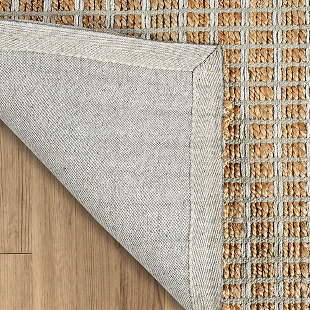 L&amp;R Resources Natural Fiber Geometric Gray 7'9" x 9'9" Area Rug, , large