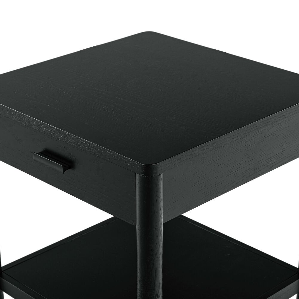 Safavieh Jaylessa 1-Drawer End Table in Black, , large