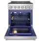 Thor Kitchen Gordon Ramsay Series 30" Professional Liquid Propane Range in Stainless Steel, , large