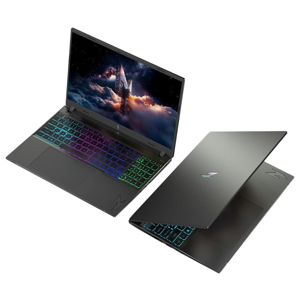 Acer 16" Clamshell Gaming Laptop | Intel Core 7 240H - 16GB RAM - NVIDIA GeForce RTX 5060 Graphics - 1TB SSD in Black, , large