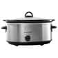 Complete Cuisine 6 Qt Oval Slow Cooker in Stainless Steel, , large