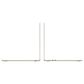 Apple MacBook Air 15.3" Laptop - Apple M4 chip 10-core CPU - 16GB RAM - 10 Core GPU - 256GB SSD in Starlight with 3-Year AppleCare+, , large