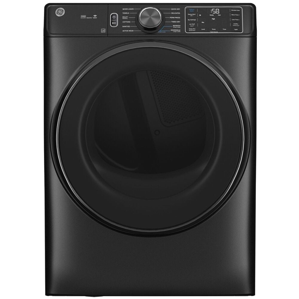 GE Appliances 5.0 Cu. Ft. Washer and 7.8 Cu. Ft. Electric Dryer in Carbon Graphite, , large