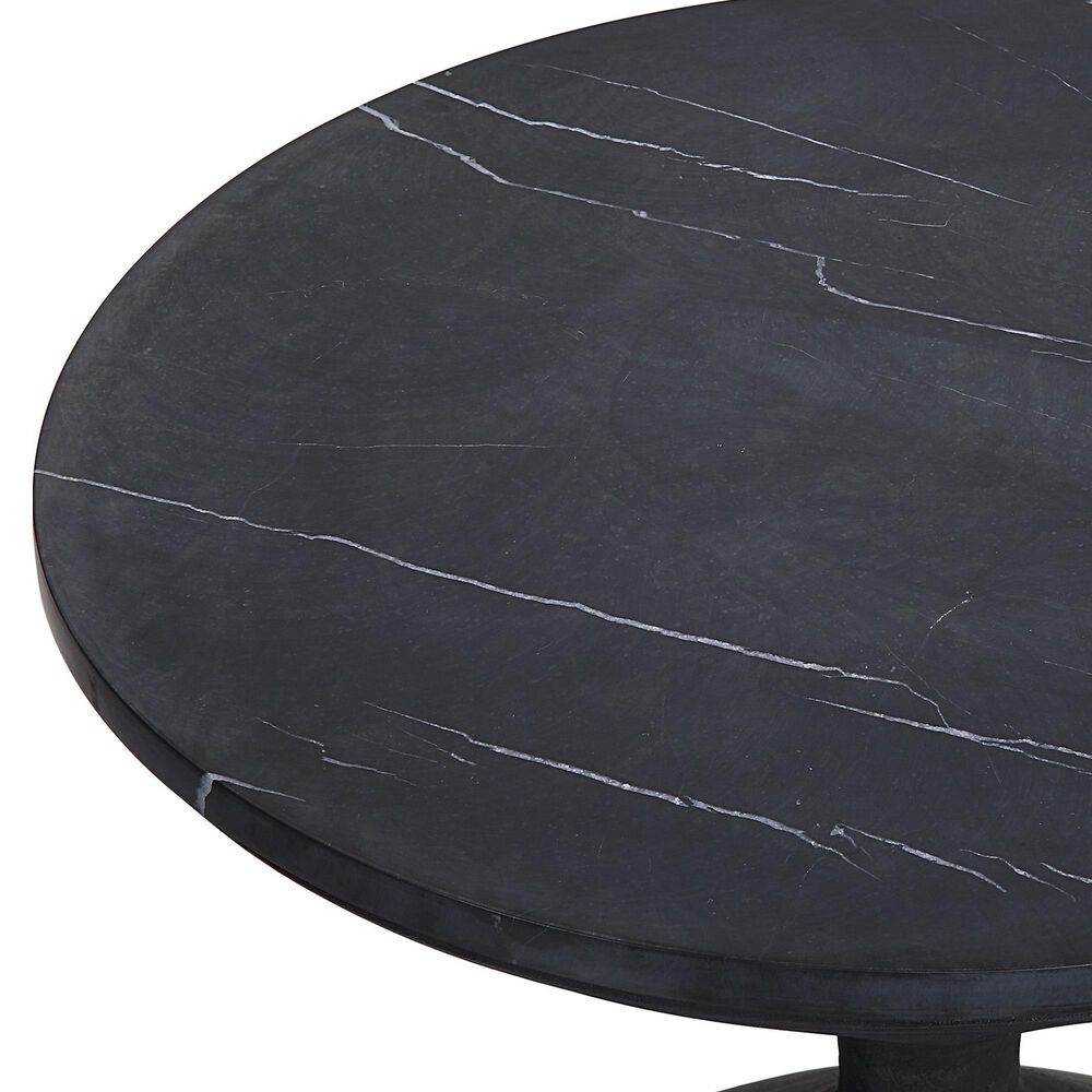 Uttermost Time&#39;s Up Side Table in Matte Black, , large