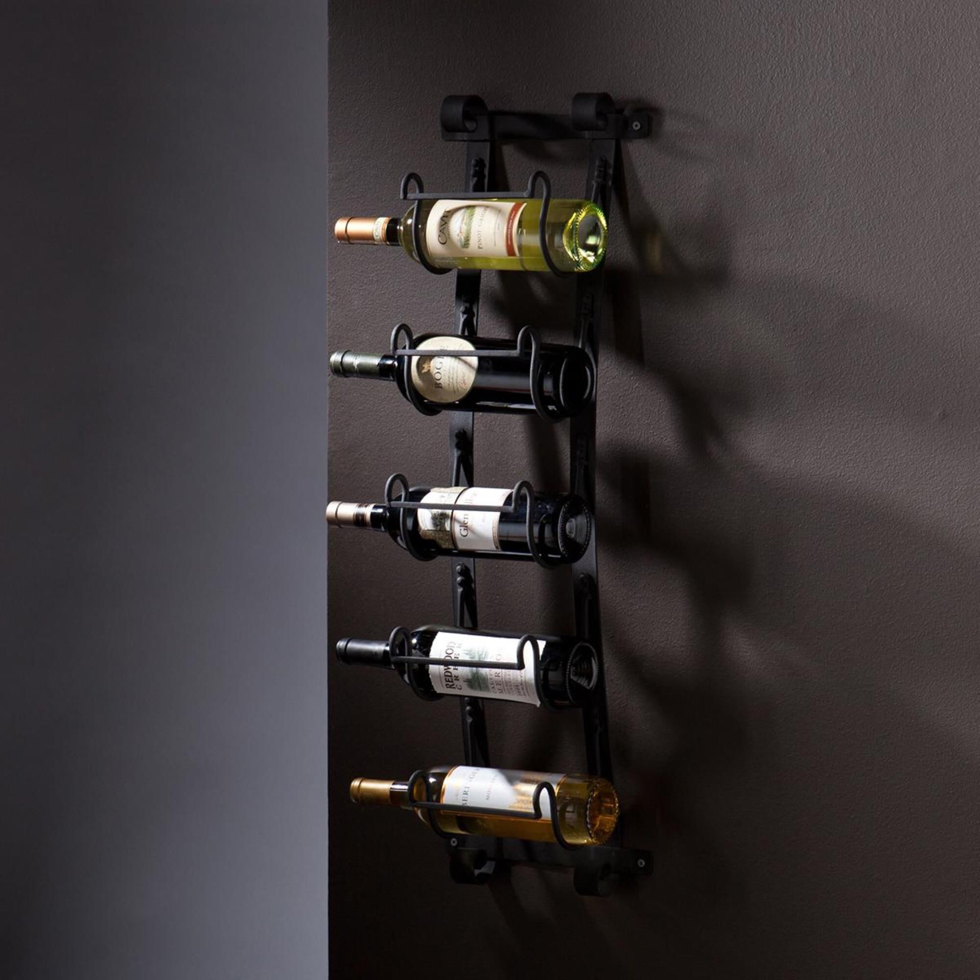 Large wall mounted wine rack deals