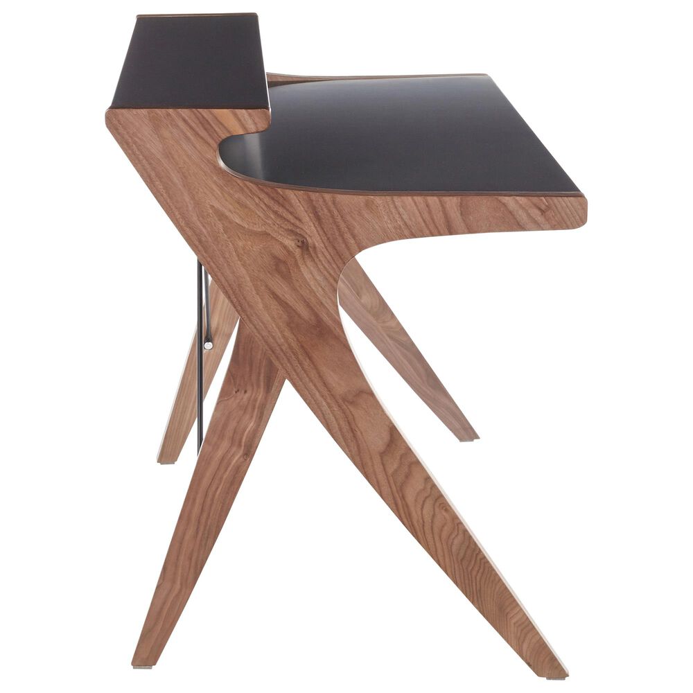 Lumisource Archer Desk in Grey/Walnut, , large
