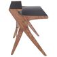 Lumisource Archer Desk in Grey/Walnut, , large