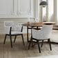 Blue River Arcadia and Renzo 5-Piece 48" Dining Set with Gray Cushion in Black, , large