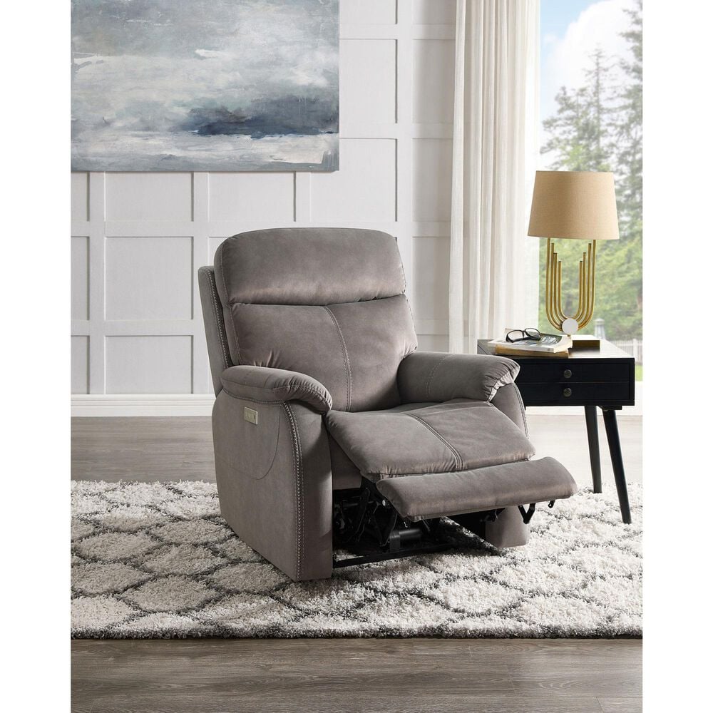 Steve Silver Surrey Power Recliner in Taupe, , large