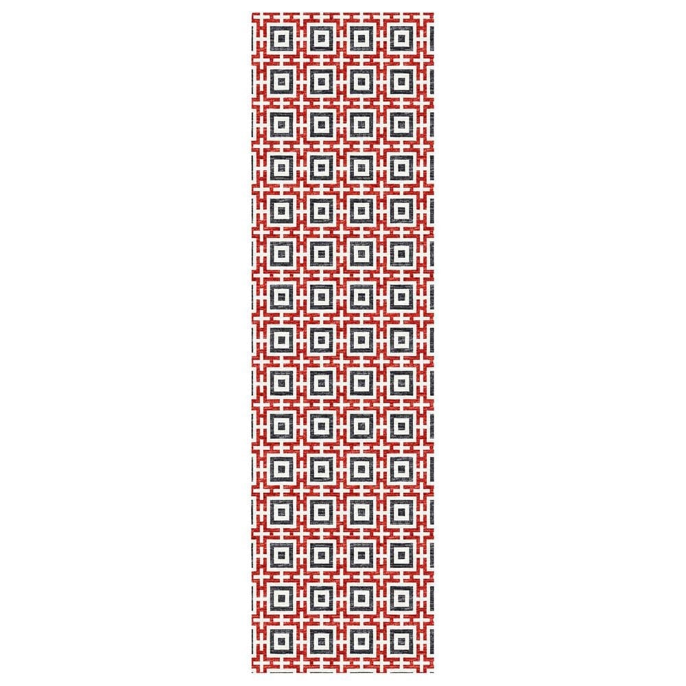 Dalyn Rug Company Marlo 2"3" x 12" Red Indoor/Outdoor Runner, , large