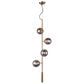 Zuo Modern Zatara Ceiling Lamp in Brass, , large