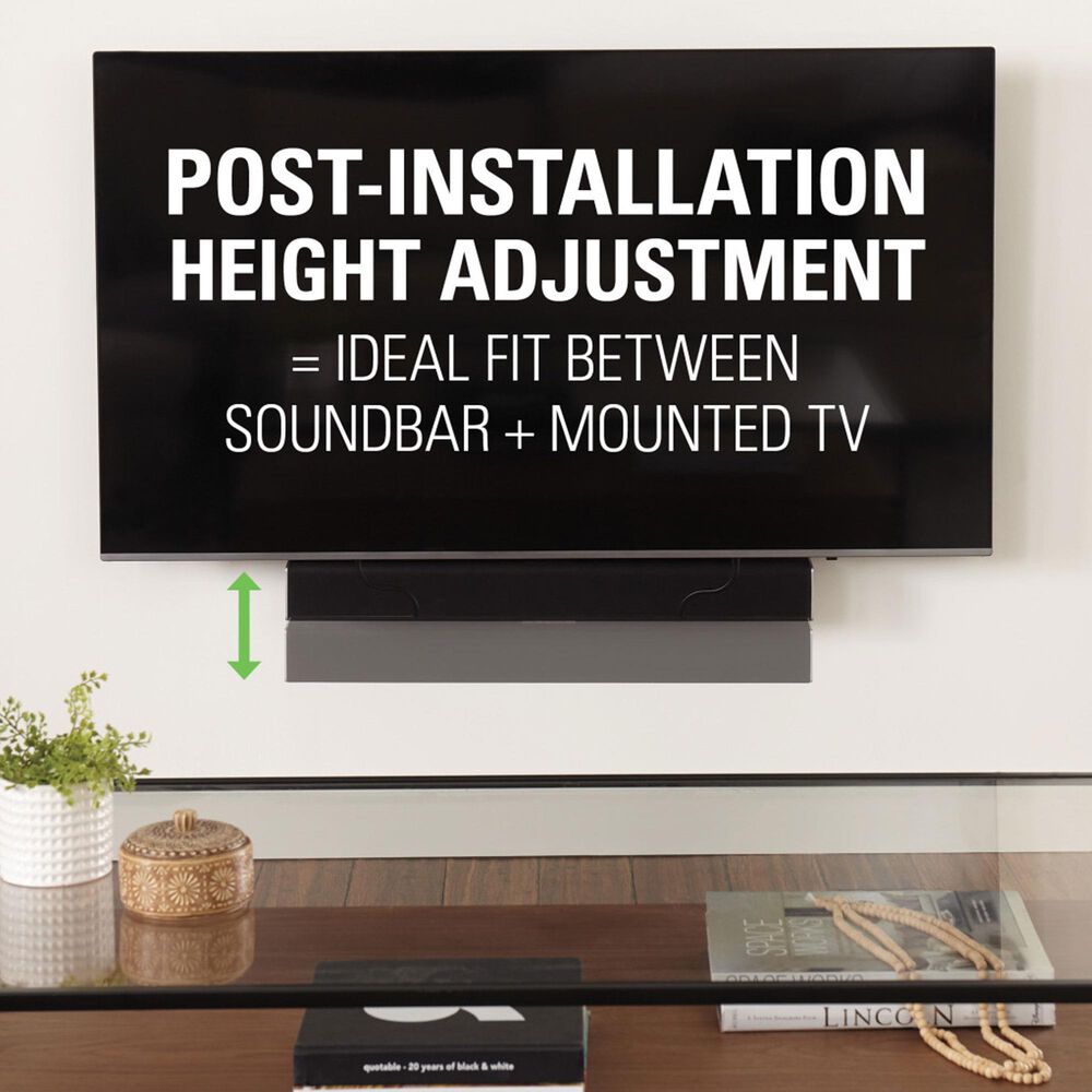 Sanus Advanced Tilt 4D Premium TV Wall Mount for 42&quot; - 90&quot; TVs with Soundbar Mount in Black, , large