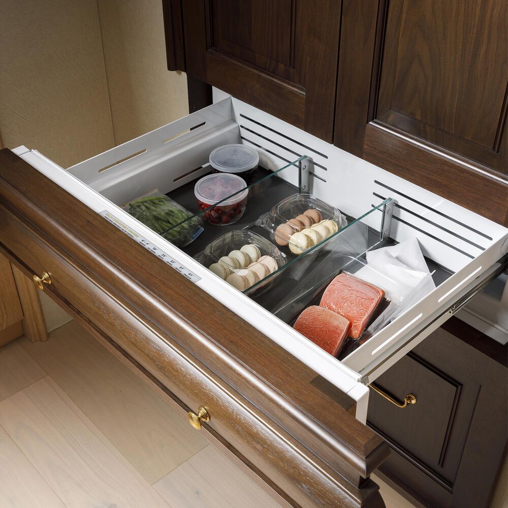 Monogram 20.1 Cu. Ft. Built-In Bottom Freezer Refrigerator with Left Hinge in Panel Ready, , large