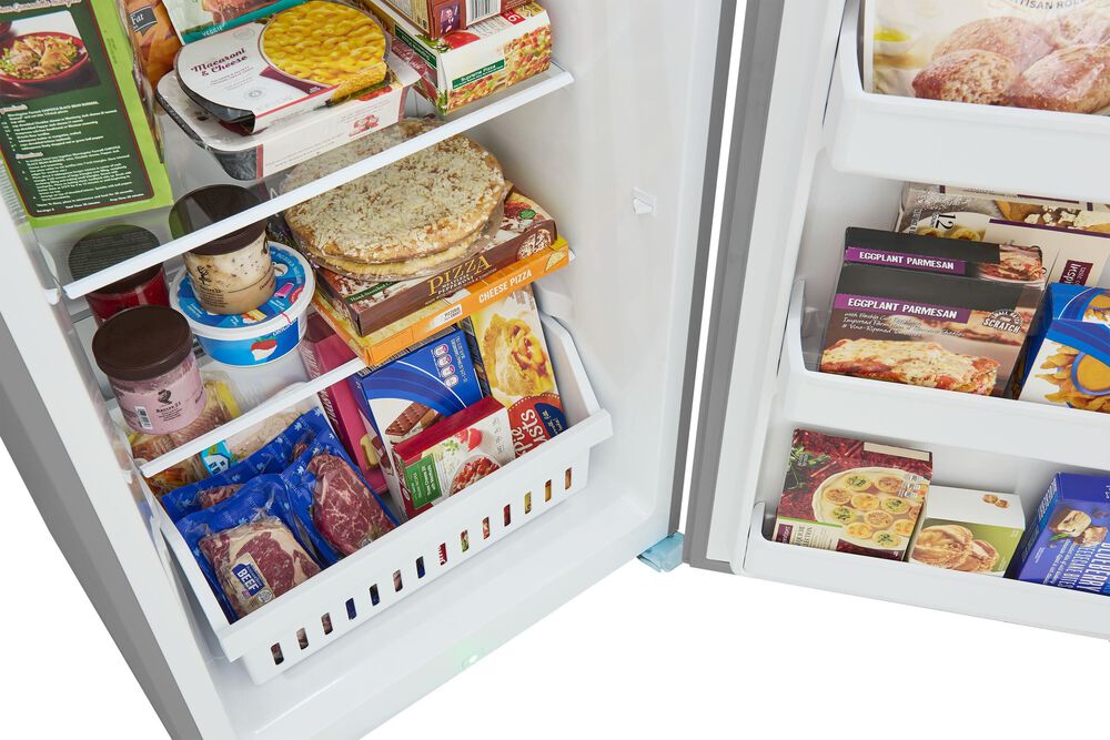 Frigidaire 13 Cu. Ft. Garage Ready Upright Freezer in Fingerprint-Resistant Stainless Steel, , large