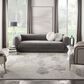 Nourison Silk Shadows 9"9" x 13"9" Ivory and Silver Area Rug, , large