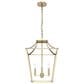 Hunter Laurel Ridge 15" 4-Light Lantern Pendant in Alturas Gold, , large