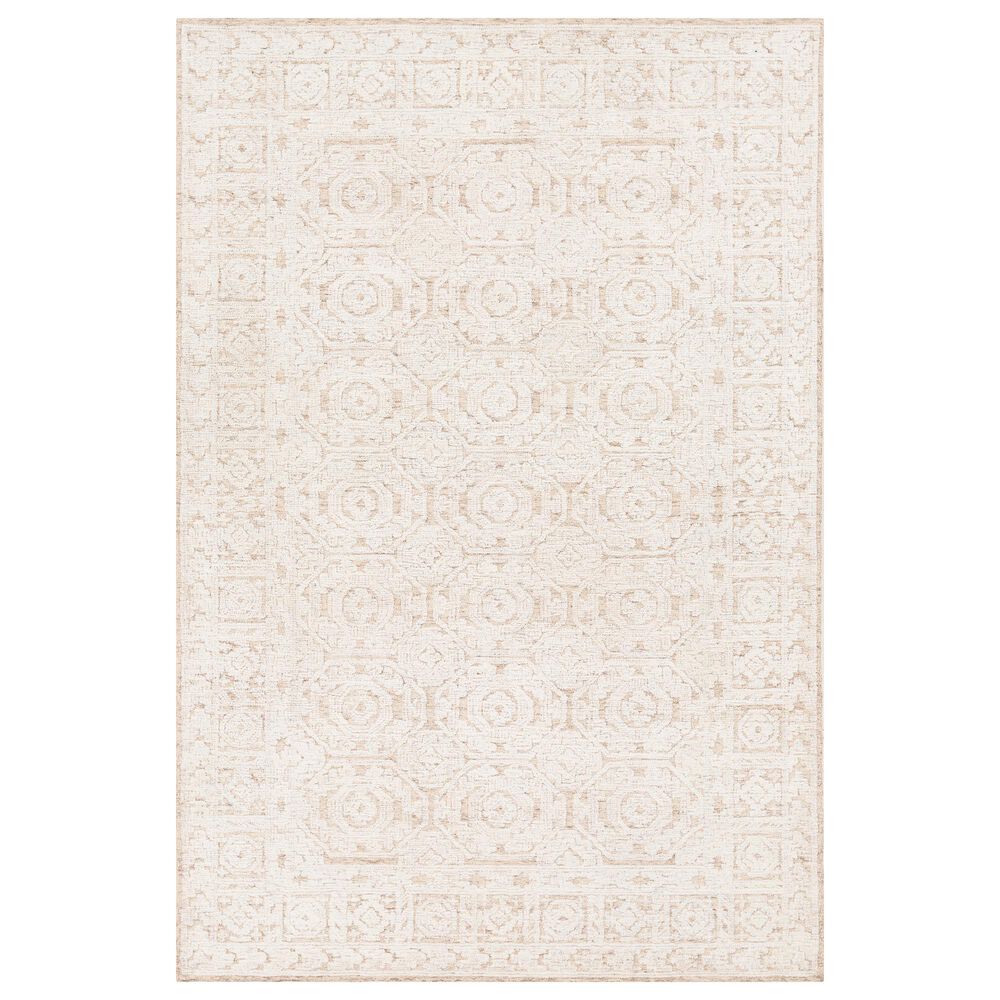 Surya Louvre LOU-2301 4" x 6" Khaki and Cream Area Rug, , large