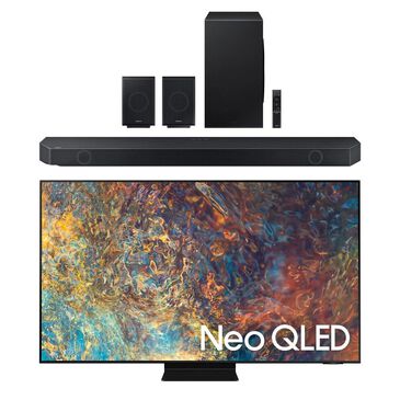 Samsung 98" Class QN90A 4K Neo QLED with HDR - Smart TV + 11.1.4ch Atmos Soundbar, , large