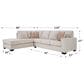 Ashley Aviemore 2-Piece Sectional with Left-Facing Chaise in Stone, , large