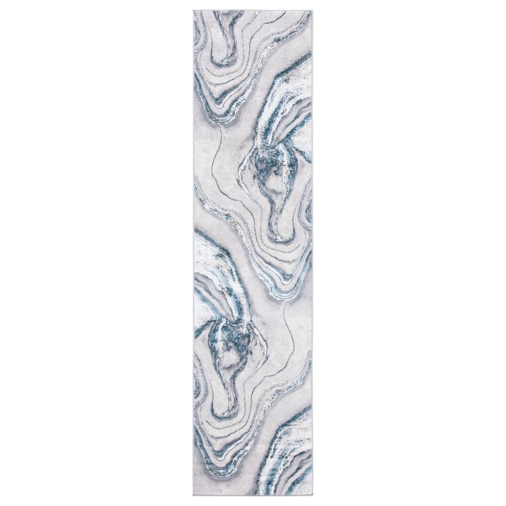 Safavieh Orchard 2"2" x 8" Grey and Blue Runner, , large