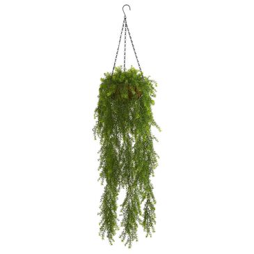 Nearly Natural Inc 3" Willow Artificial Plant Hanging Basket, , large