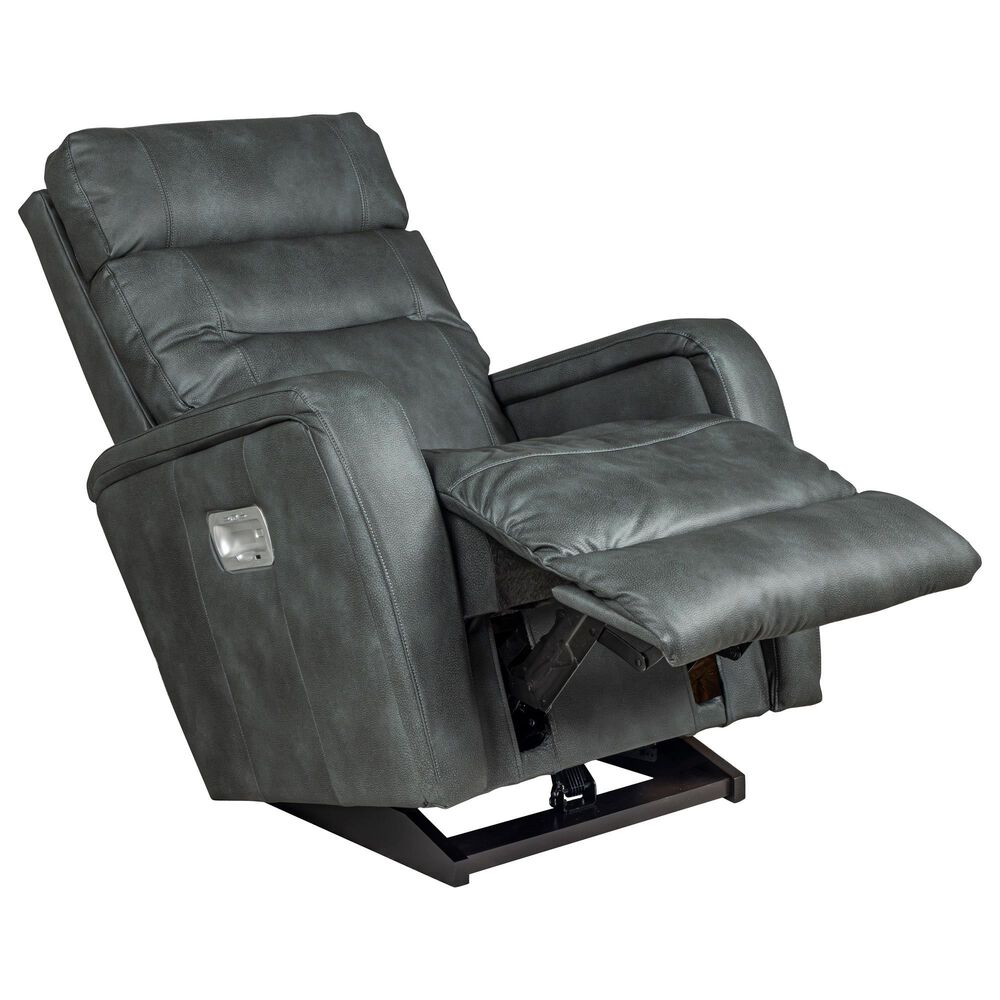 La-Z-Boy Baron Power Rocking Recliner with Power Headrest and Lumbar in Slate, , large
