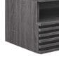 Modway Render 1 Drawer and Shelf Wall Mount Nightstand in Charcoal, , large