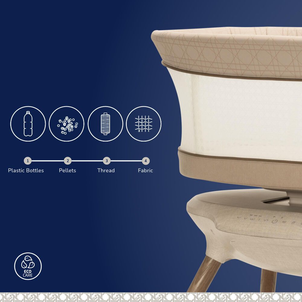 Maxi Cosi Starling Smart Bassinet in Natural Heritage, , large