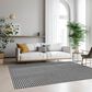 Dalyn Rug Company Hinton 10" x 14" Black Indoor/Outdoor Area Rug, , large