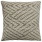 Hallmart Collectibles Joppy 20" Square Decorative Throw Pillow in Nickel, , large
