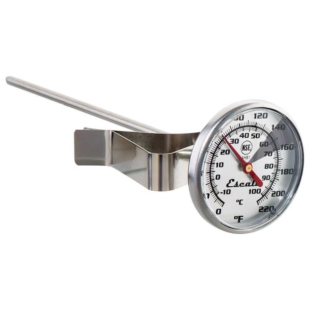 Kitchen Supply Instant Read Beverage Thermometer in Silver, , large