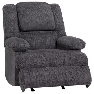 Moore Furniture Clayton Manual Rocker Recliner with Storage in Graphite, , large