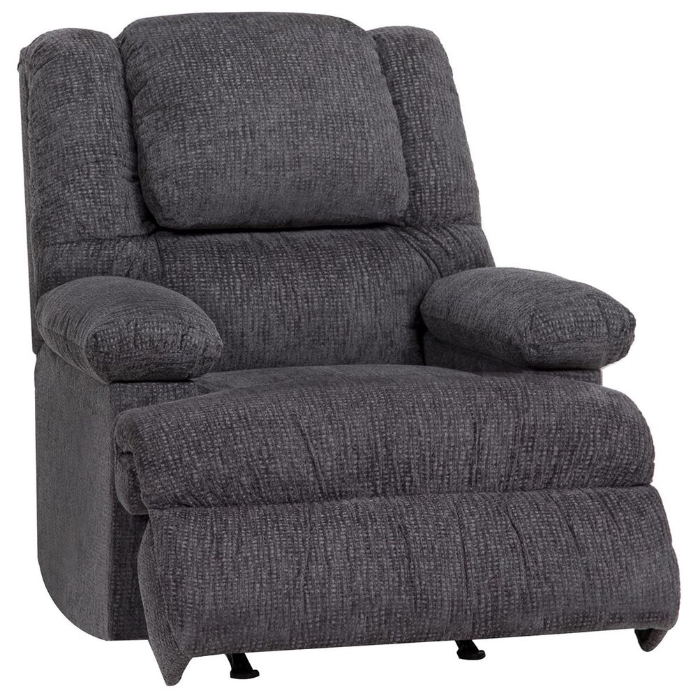 Moore Furniture Clayton Manual Rocker Recliner with Storage in Graphite, , large