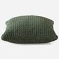 Sunday Citizen Snug Waffle 20" Square Throw Pillow in Moss, , large