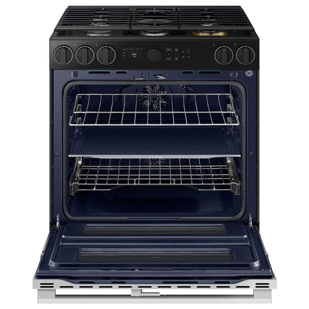 Samsung Bespoke Bespoke 6.0 Cu. Ft. Smart Slide-In Gas Range with Flex Duo in Stainless Steel, , large