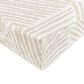 Babyletto Oat Stripe Changing Pad Cover in White and Gray, , large