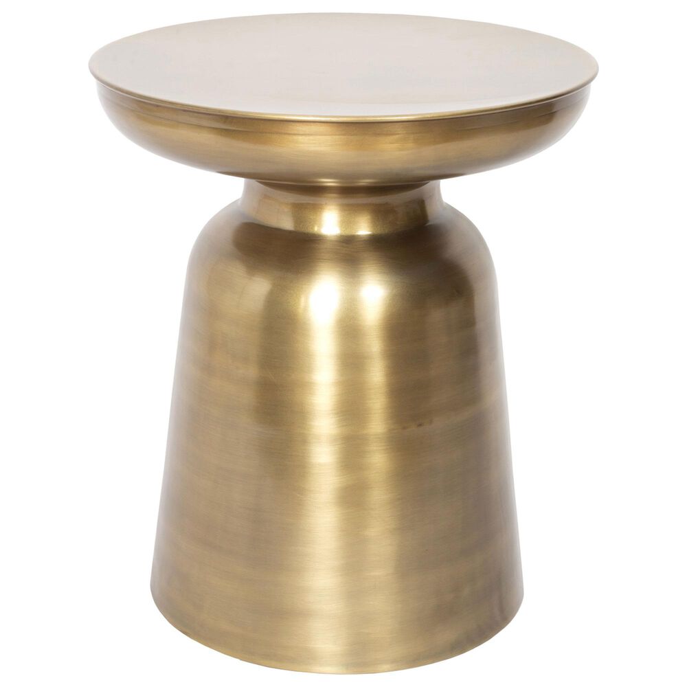 L.R. Home Zeus Side Table in Antique Brass, , large