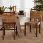 Baxton Studio Cordoba Side Chair in Natural Seagrass and Teak (Set of 2), , large