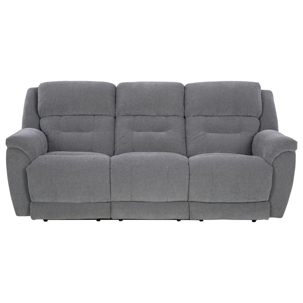 HomeStretch Knockout Power Sofa in Parkway Granite, , large