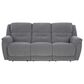 HomeStretch Knockout Power Sofa in Parkway Granite, , large