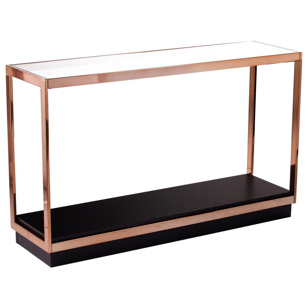 Southern Enterprises Lexina Console Table in Champagne/Black, , large