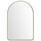 James Martin Rohe 24" Arched Mirror in Champagne Brass, , large