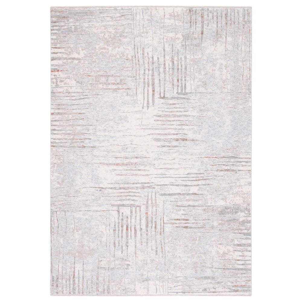 Safavieh Marmara MRM304B 5" x 8"2" Beige, Blue and Rust Area Rug, , large